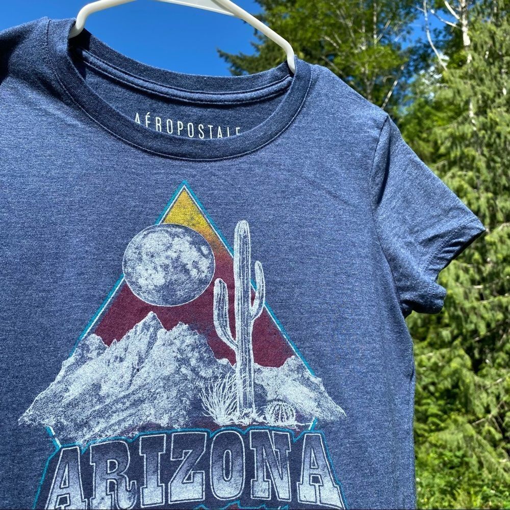 Aeropostale Tee Arizona the Grand Canyon State T-Shirt L Juniors